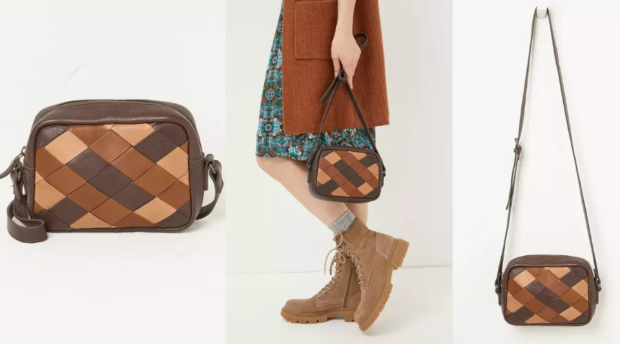 The Venice Weave Crossbody Bag