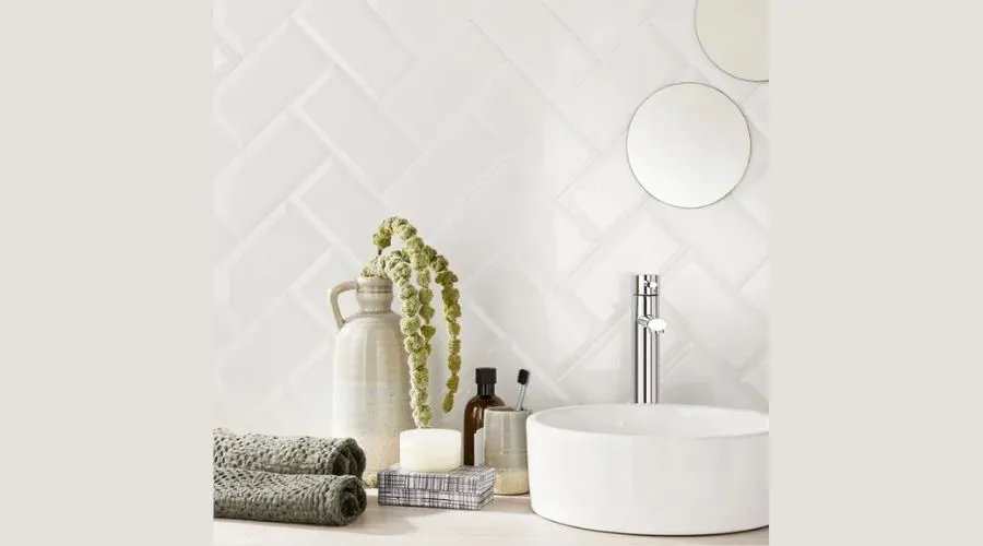 Thick white clay tile for coverings
