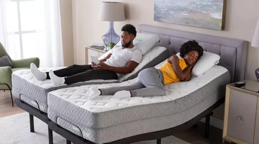 Adjustable split king mattress