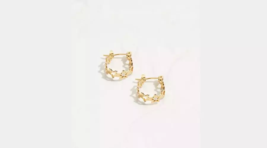 Star Huggy Hoop Earrings
