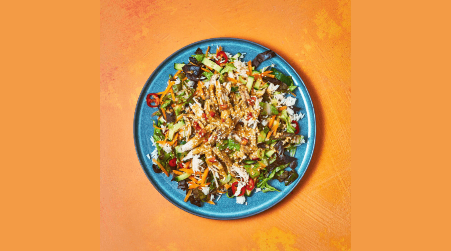 Bang Bang Chicken With Crunchy Rice Salad