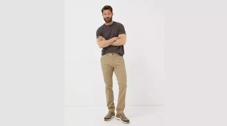 Heyshott Slim Textured Chinos - £49.50