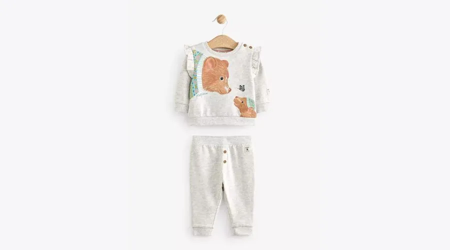 Bear Graphic Sweat Set
