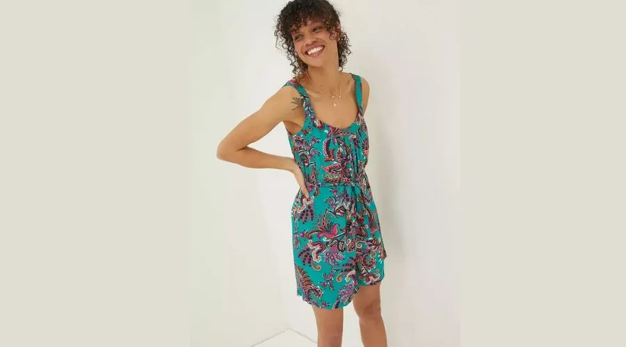 Annie Festival Floral Playsuit