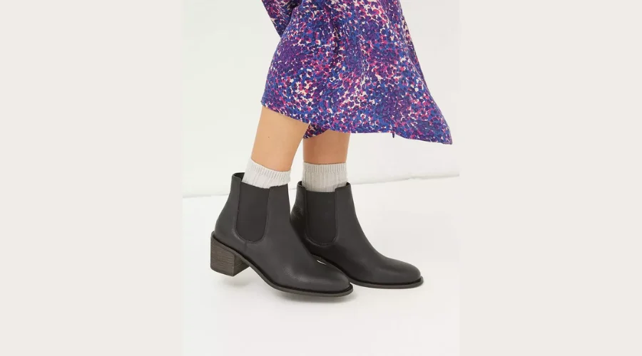 Zara Block Heel Chelsea Boot