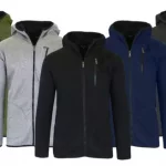 Fleece lined hoodie mens