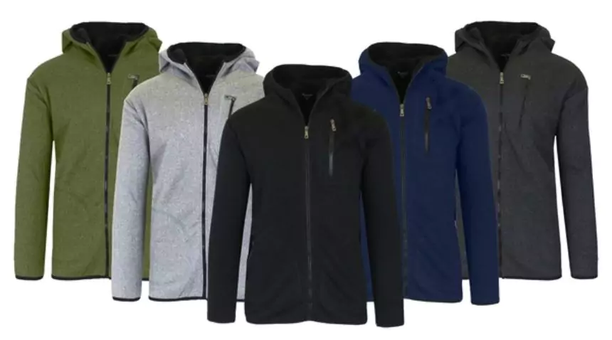 Fleece lined hoodie mens