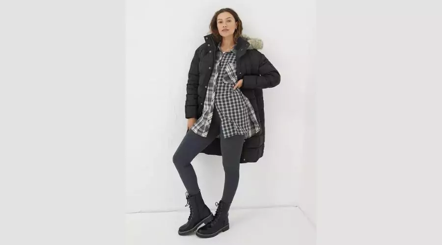 Sienna Quilted Mid Length Coat