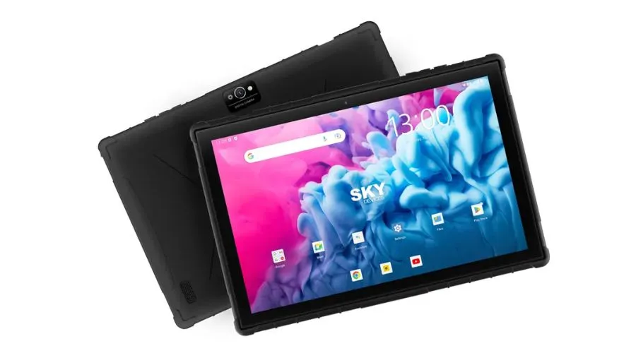 Tablets at sky