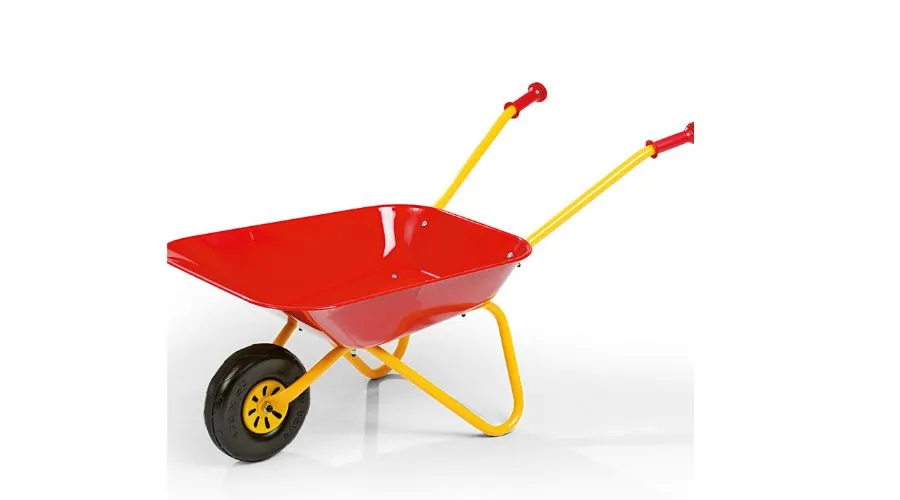 Children's Red Metal Wheelbarrow - Red by Rolly