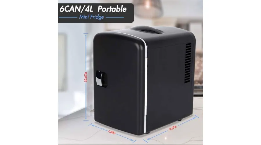 Black Mini Fridge Portable