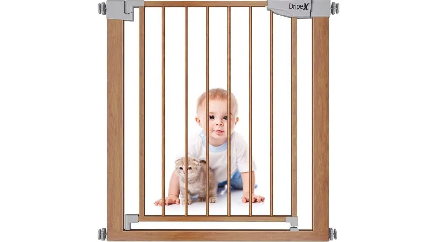 Dripex Stair Gate Pressure Fit for Doors and Stairs