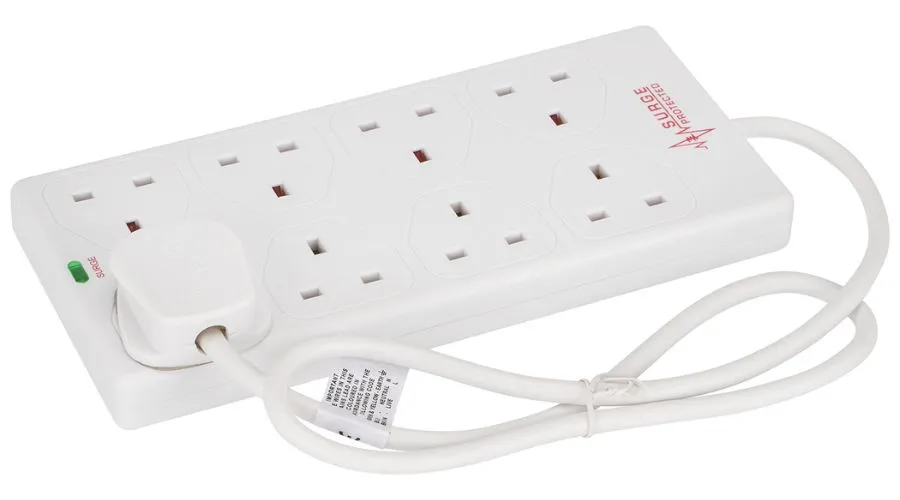 8 Gang Surge Protected Extension Lead