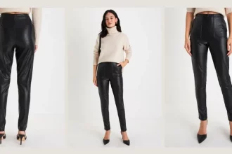 Black Leather Leggings