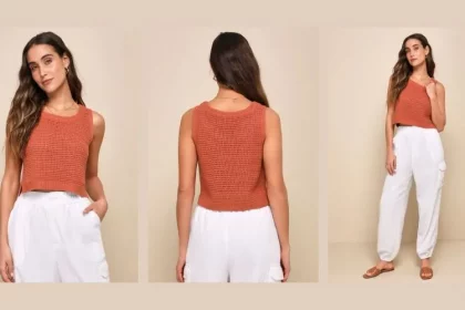 Cotton Ribbed Tank Top