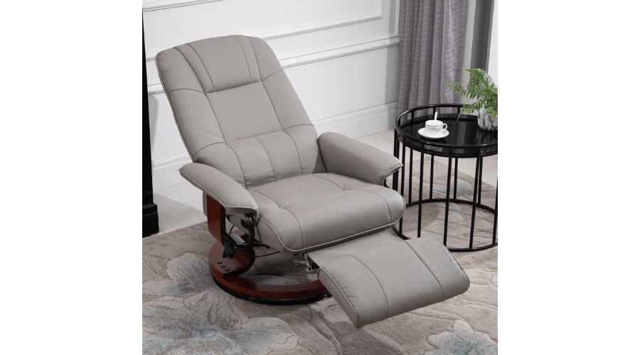 Lugano Recliner And Stool