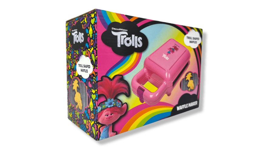 Trolls Waffle Maker Novelty Gift Officially Licensed