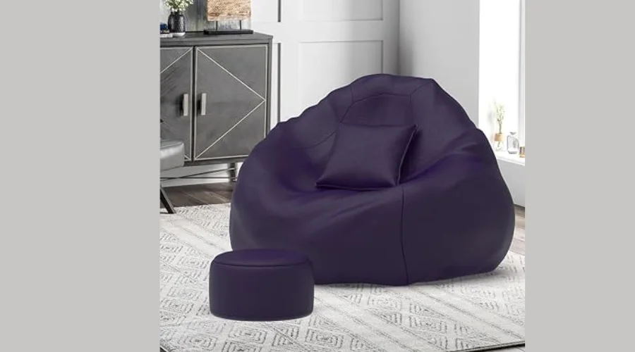 Velvet Bean Bag Chair