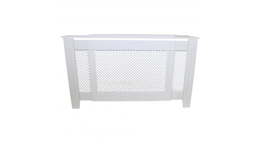 White Adjustable Radiator Cover MDF | Nowandlive