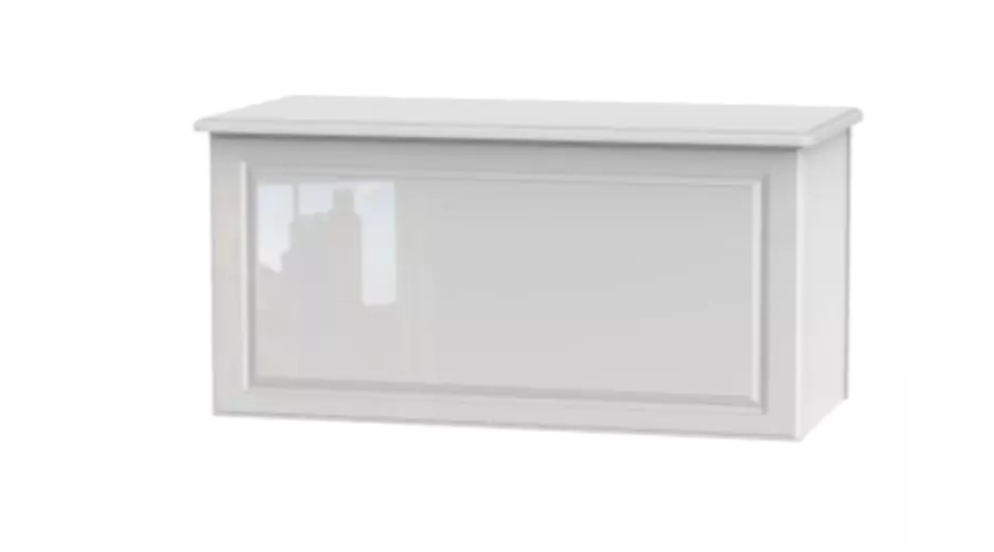 Balmoral White Gloss Blanket Box
