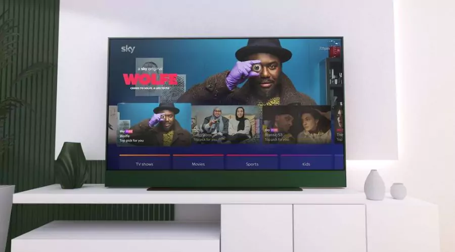 Browsing the Sky TV Guide By Genre