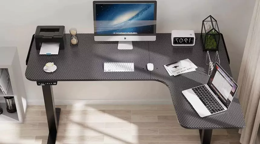 Corner gaming desk