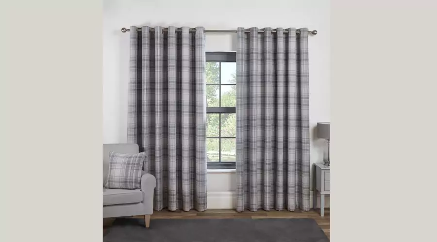 Hatfield Check Blackout Curtains