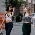 high waisted jeans