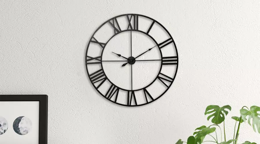 Vintage Roman Numerals Wall Clock