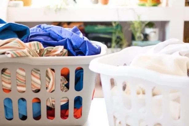 Washing basket for laundry