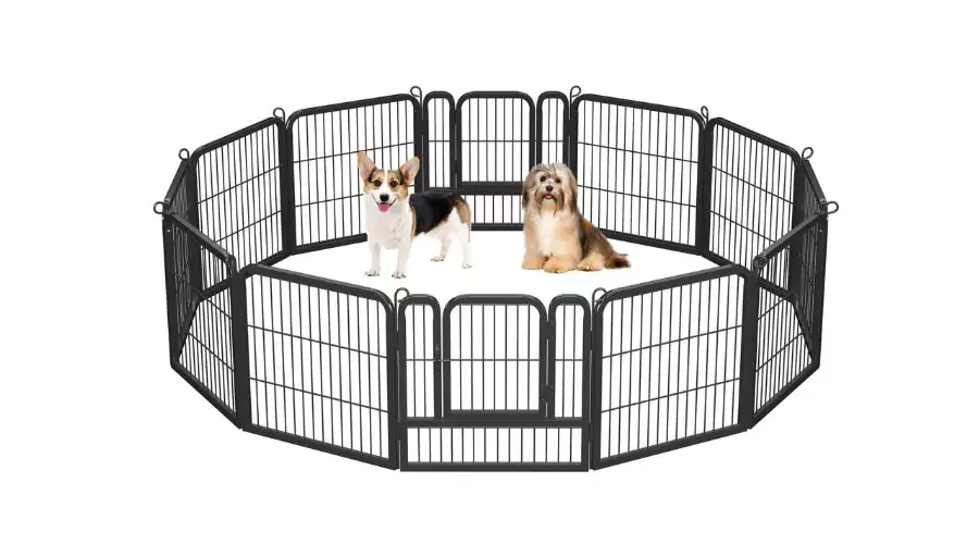 12 Panels Steel Pet Exercise Pen
