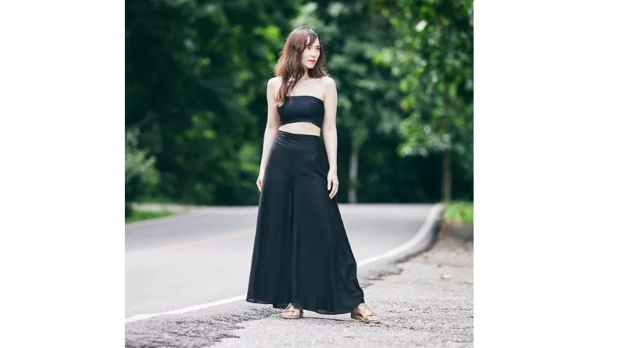 Bohemian Hippie Pant Black Palazzo