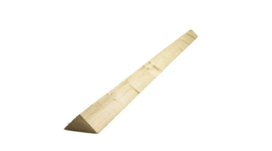 Green Treated Arris Fence Rail 2EX