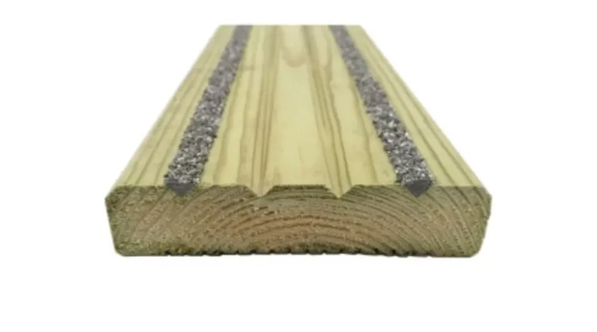 Pressure treated timber for outdoor decking