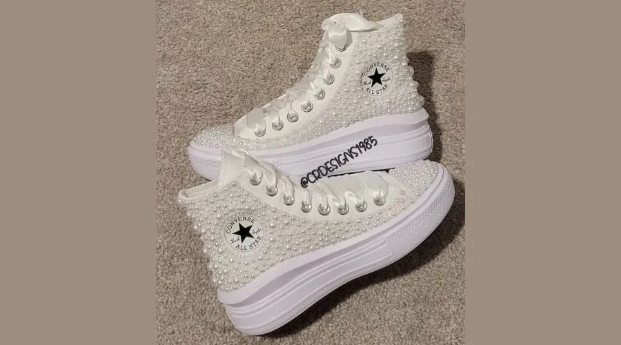 Women All-Star High-Top Platform Pearl Converse