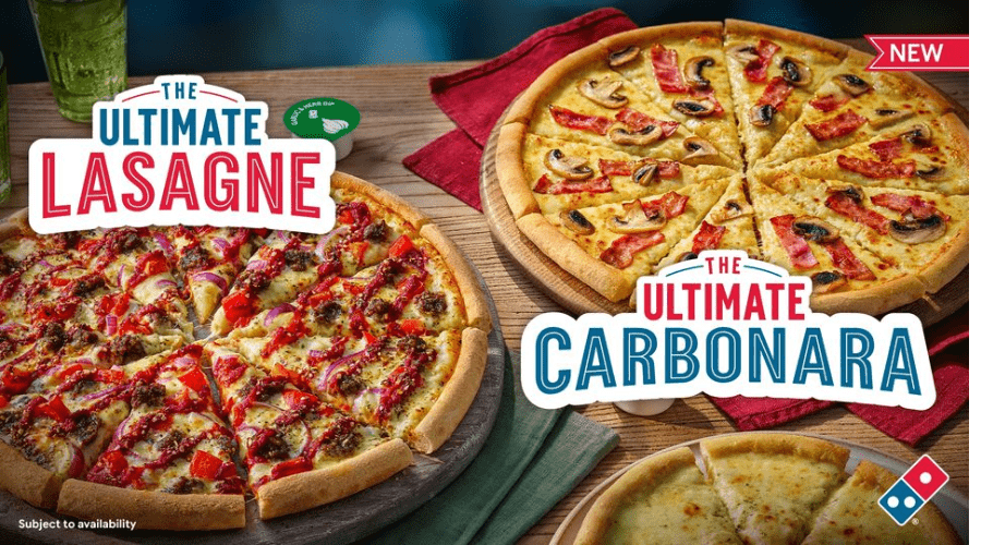 Domino’s Ultimate Lasagne And Carbonara Pizzas