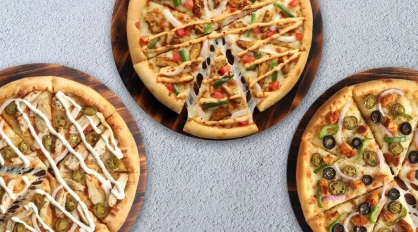 Domino's pizza sizes and slices