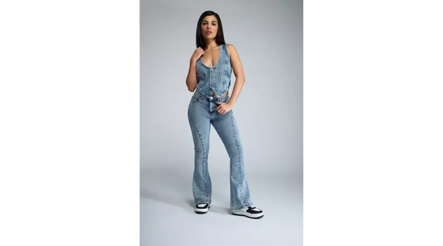 Pixiegirl - Petite Kick Flare Jeans | Nowandive