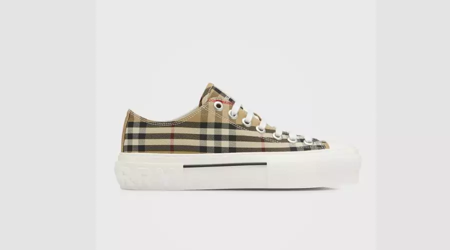 Burberry Jack Check Low-top Sneakers