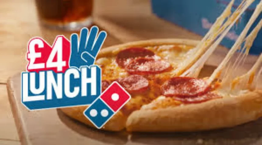 domino's £4 lunch menu | Nowandlive