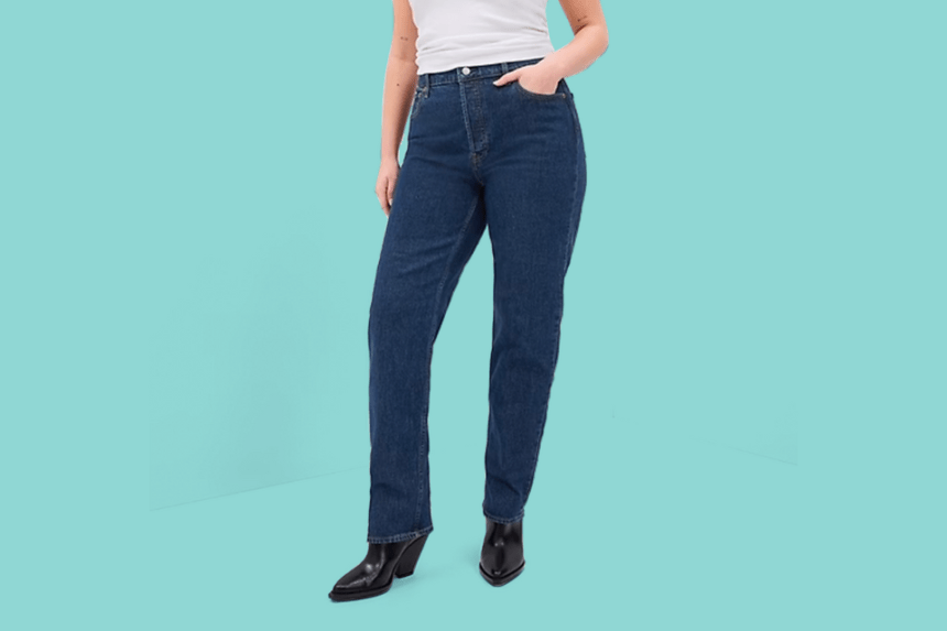women's petite blue jeans