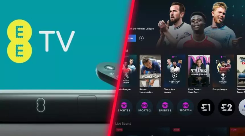 Sports on ee tv