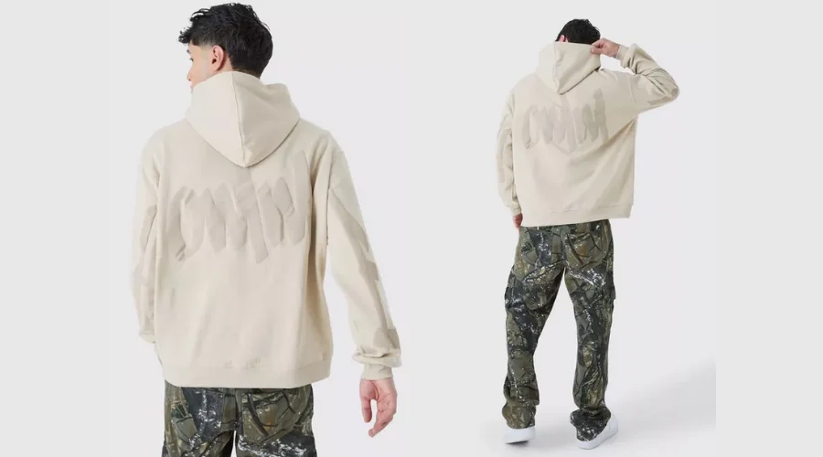 Homme Puff Print Hoodie