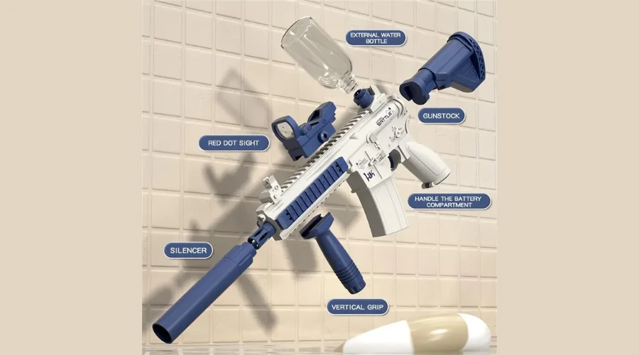 M416 Automatic Summer Electric Toy Water in Grey