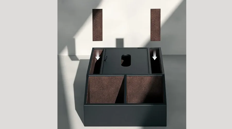 Multifunctional Car Seat Middle Armrest Storage Box With Tissue Box and Water Cup Holder