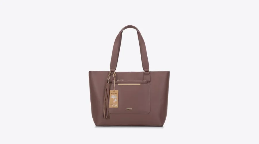 Shopper Bag With Removable Case Pro-Eco Muted Purple