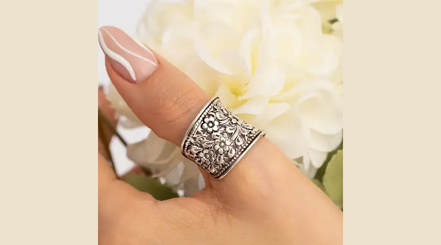 Sterling Silver Thumb Ring For Women