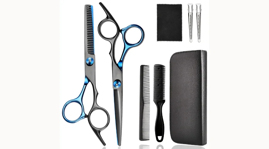 ULG Hair Cutting Scissors Set Hair Scissors Thinning Shears for Hair Cutting