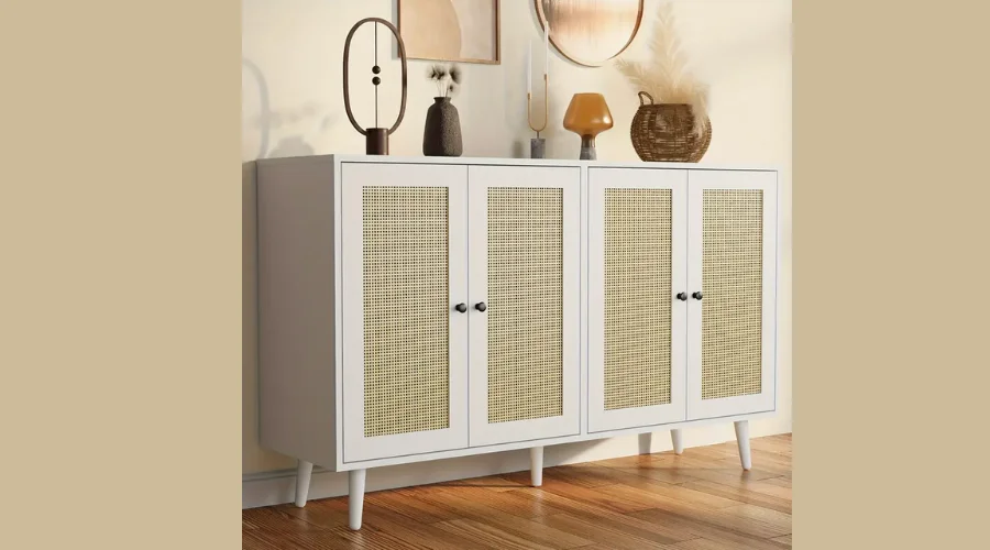 UTTU Rattan Buffet Cabinet With Storage