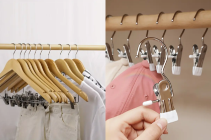 clothes hanger clips